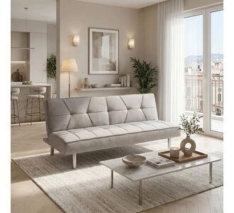 Καναπές-κρεβάτι Travis pakoworld 3θέσιος ύφασμα γκρι 175x83x74εκ |  Καναπέδες στο espiti