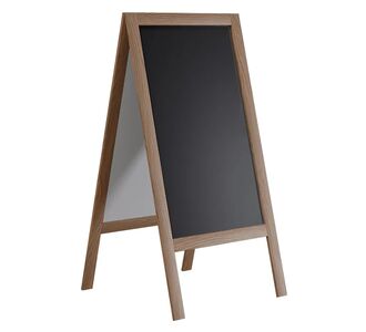 Stand μενού Felex pakoworld καρυδί-μαύρο 50x25x100εκ |  Πάγκοι και Βοηθητικά στο espiti