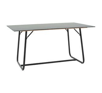 Τραπέζι Revello pakoworld sintered stone μαύρο μαρμάρου-μαύρο 150x90x75εκ |  Τραπέζια στο espiti