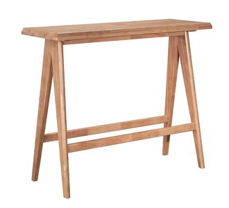 Τραπέζι Bar Winslow pakoworld ξύλο rubberwood ανοικτό καρυδί 120x45x100εκ |  Τραπέζια στο espiti