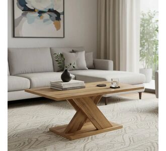 Τραπέζι σαλονιού Solange pakoworld χρώμα sonoma 110x55x47.5εκ |  Τραπεζάκια σαλονιού στο espiti