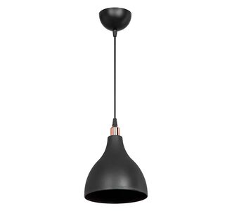 Φωτιστικό οροφής μονόφωτο Lofty pakoworld Ε27 μαύρο Φ18x22εκ |  Οροφής στο espiti
