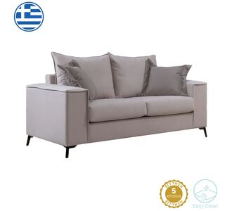 Καναπές Verona 2θέσιος cream - μαξιλάρια mocha 173x93x100εκ |  Καναπέδες στο espiti