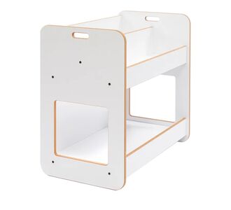Ραφιέρα Dovere pakoworld λευκό mdf 56x34x55εκ |  Παιδικά έπιπλα στο espiti