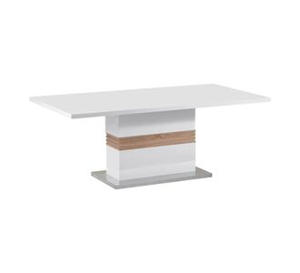 Τραπέζι Zoekrin Inart λευκό mdf 200x100x76εκ |  Τραπέζια στο espiti