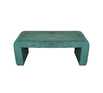 Σκαμπό Gagga Inart βελούδο σε πράσινη απόχρωση 110x40x45εκ |  Σκαμπώ στο espiti