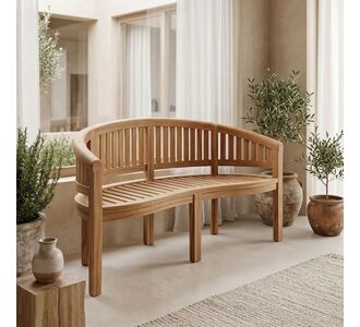 Καναπές τριθέσιος Coren pakoworld φυσικό teak ξύλο 150x61x87εκ |  Καναπέδες - Καρέκλες  στο espiti