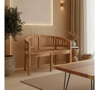 Καναπές διθέσιος Coren pakoworld φυσικό teak ξύλο 130x61x87εκ |  Καναπέδες - Καρέκλες  στο espiti