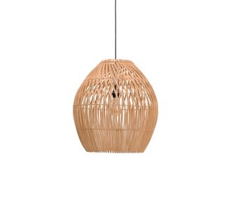 Φωτιστικό οροφής Irden Inart rattan σε φυσική απόχρωση Φ50x40εκ |  Οροφής στο espiti