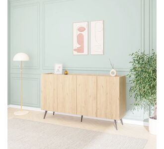 Μπουφές Kudro pakoworld σε oak απόχρωση 180x43x100εκ |  Μπουφέδες στο espiti