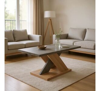 Τραπέζι σαλονιού Solange pakoworld σε γκρι-sonoma απόχρωση 110x55x47.5εκ |  Τραπεζάκια σαλονιού στο espiti