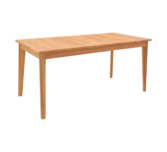 Τραπέζι Ory pakoworld teak ξύλο σε φυσική απόχρωση 160x80x75εκ |  Τραπέζια κήπου στο espiti
