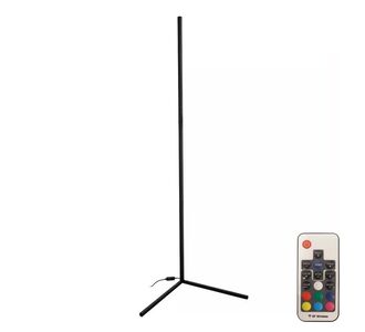 Φωτιστικό δαπέδου Nanek pakoworld led μέταλλο μαύρο 30x30x120εκ |  Δαπέδου στο espiti