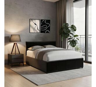 Κρεβάτι Dellia pakoworld με αποθηκευτικό χώρο pu μαύρο 120x200εκ |  Κρεβάτια στο espiti