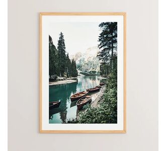 Πίνακας Lake pakoworld με ψηφιακή εκτύπωση και πλαίσιο 33x1.5x48εκ |  Πίνακες στο espiti