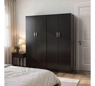 Ντουλάπα τετράφυλλη Athos Ι pakoworld wenge 160x42x180εκ |  Ντουλάπες ρούχων στο espiti