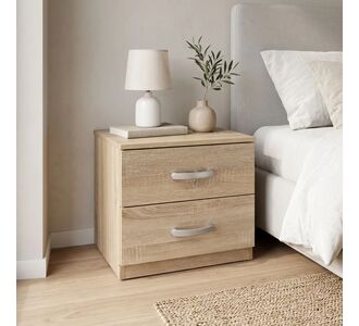 Κομοδίνο Athos pakoworld σε sonoma απόχρωση 48x40x41.5εκ |  Κομοδίνα στο espiti