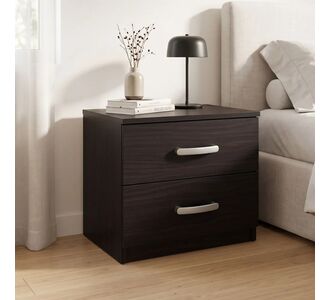 Κομοδίνο Athos pakoworld σε wenge απόχρωση 48x40x41.5εκ |  Κομοδίνα στο espiti