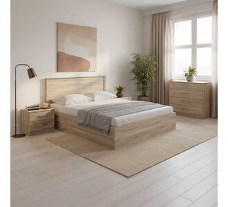 Σετ Κρεβατοκάμαρας Athos Sonoma με Κρεβάτι 160x200εκ Σετ 4τεμ |  Σέτ Κρεβατοκάμαρας στο espiti