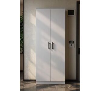 Stewehome Ντουλάπι παπουτσιών με 2 πόρτες πολυλειτουργικό Λευκό 60x35x182 cm 992471 |  Παπουτσοθήκες στο espiti