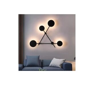 Stewehome Υπερμοντέρνο φωτιστικό LED τοίχου Μαύρο 73520492 |  Απλίκες στο espiti
