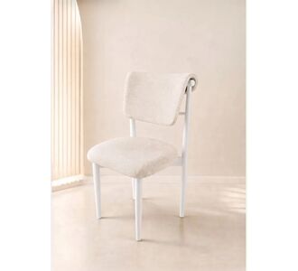 Stewehome Μεταλλική πολυθρόνα με λευκή βάση και κάλυμμα πολυθρόνας μονόθέσια 59941830 |  Καρέκλες στο espiti