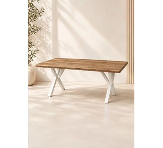 Stewehome Τραπέζι από MDF 80x140 Καρυδί 80x140 cm 17607697 |  Τραπέζια στο espiti
