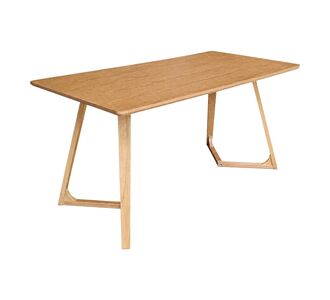 Τραπέζι Pendra pakoworld mdf επιφάνεια με πόδι ξύλο μασίφ σε sonoma απόχρωση 150x80x75εκ |  Τραπέζια στο espiti