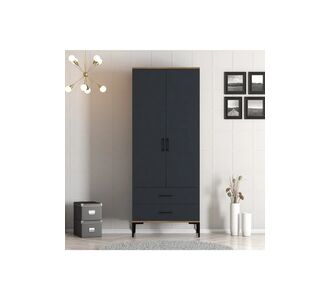 Stewehome Ντουλάπα με 2 πόρτες σκανδιναβικού στιλ 80x47x47 cm 92163262 |  Ντουλάπες ρούχων στο espiti