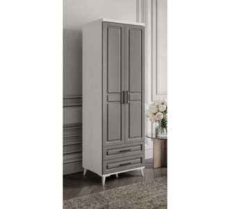 Stewehome Ντουλάπα με 2 πόρτες και συρτάρια από mdf με πόδια μοντέρνου country στιλ 70x52x52 cm 57892678 |  Ντουλάπες ρούχων στο espiti