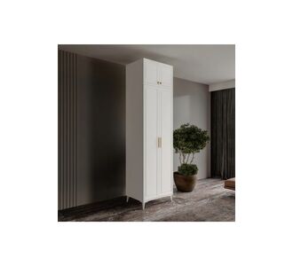 Stewehome Ντουλάπα με 2 πόρτες και επάνω ράφι από MDF με πόδια 70x52x52 cm 99016952 |  Ντουλάπες ρούχων στο espiti