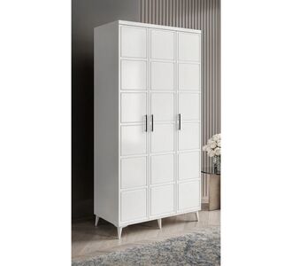 Stewehome Ντουλάπα με 3 πόρτες από MDF για μικρούς χώρους μοντέρνου στιλ 105x52x52 cm 70303322 |  Ντουλάπες ρούχων στο espiti