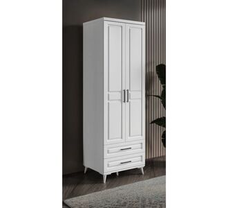 Stewehome Ντουλάπα με 2 πόρτες και συρτάρια από MDF για μικρούς χώρους 70x52x52 cm 23254420 |  Ντουλάπες ρούχων στο espiti