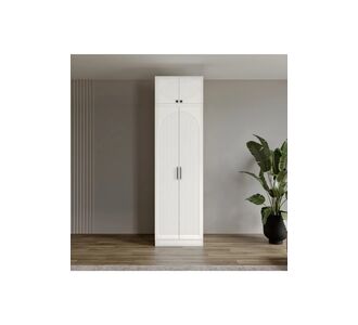 Stewehome Ντουλάπα με 2 πόρτες και ράφι από MDF για υπνοδωμάτιο μοντέρνου country στιλ 70x52x52 cm 72793457 |  Ντουλάπες ρούχων στο espiti