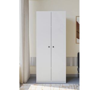 Stewehome Ντουλάπα ρούχων με 2 πόρτες και ράφια μοντέρνου στιλ 60x41x41 cm 21112555 |  Ντουλάπες ρούχων στο espiti