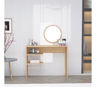 Stewehome Dali Σύγχρονο Διακοσμητικό Καθρεφτιζόμενο Μακιγιάζ Τραπέζι 96x29.6x75.6 cm 690655 |  Συρταριέρες -Κονσόλες στο espiti