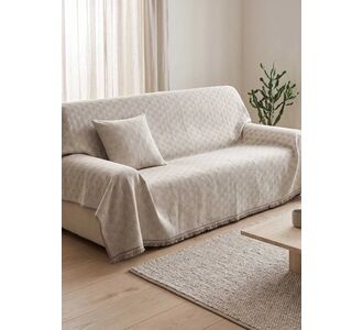 Ριχτάρι FACET ECRU PET 170 x 300 εκ. MADI |  Ριχτάρια στο espiti