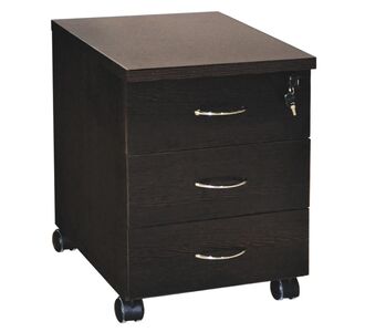 ΣΥΡΤΑΡΙΕΡΑ ΓΡΑΦΕΙΟΥ ΕΠΑΓΓΕΛΜΑΤΙΚΗ SIENNA HM2011.02 WENGE ΜΕ 3ΣΥΡΤΑΡΙΑ 38X48X53cm |  Συρταριέρες γραφείου στο espiti