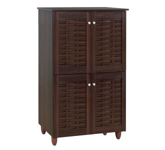 ΠΑΠΟΥΤΣΟΘΗΚΗ-ΝΤΟΥΛΑΠΙ KABIRA 4 ΠΟΡΤΕΣ HM2210.01 WENGE 77Χ34Χ123εκ. |  Παπουτσοθήκες στο espiti