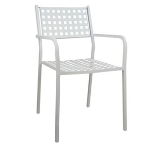 ΠΟΛΥΘΡΟΝΑ ΜΕΤΑΛΛΙΚΗ HM5031.02 ZETA ΣΕ ΛΕΥΚΟ ΧΡΩΜΑ 54x51x84Υεκ |  Πολυθρόνες κήπου στο espiti