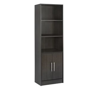 ΒΙΒΛΙΟΘΗΚΗ ΜΕΛΑΜΙΝΗΣ ENSLEY HM2027.01 ZEBRANO 60X30X180 εκ. |  Βιβλιοθήκες γραφείου στο espiti