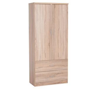 ΝΤΟΥΛΑΠΑ 2ΦΥΛΛΗ ME 2 ΣΥΡΤΑΡΙΑ REINA HM338.02 SONAMA 80x41.5x180Υεκ. |  Ντουλάπες ρούχων στο espiti