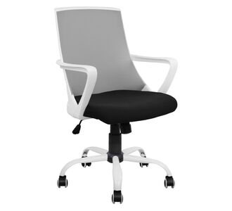 ΚΑΡΕΚΛΑ ΓΡΑΦΕΙΟΥ MALFOI HM1053.21 ΓΚΡΙ MESH & ΠΟΔΙ ΜΕΤΑΛΛΙΚΟ 58x59x103Υεκ |  Καρέκλες γραφείου στο espiti