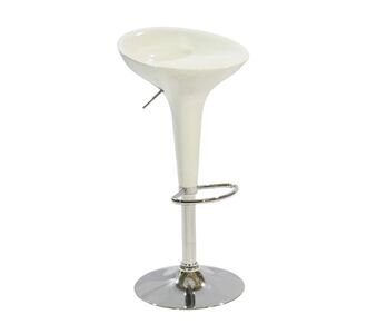 ΣΚΑΜΠΩ ΜΠΑΡ DAISY HM200.02 ΜΕ ΑΜΟΡΤΙΣΕΡ ΣΕ ΛΕΥΚΟ ΧΡΩΜΑ 44x38x78 εκ. |  Σκαμπώ μπαρ στο espiti