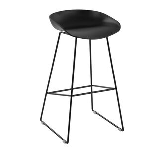 ΣΚΑΜΠΟ ΜΕΤΑΛΛΙΚΟ NAILA HM8450.02 ΜΕ ΚΑΘΙΣΜΑ PP ΜΑΥΡΟ 47x47x83 εκ. |  Σκαμπώ μπαρ στο espiti
