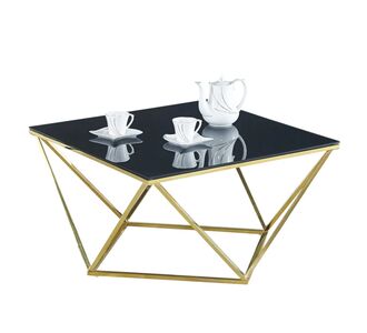 ΤΡΑΠΕΖΙ ΣΑΛΟΝΙΟΥ WILLOW HM8613.02 ΜΕ ΜΑΥΡΟ ΓΥΑΛΙ ΚΑΙ ΕΠΙΧΡΥΣΗ ΒΑΣΗ 80X80X45 EK. |  Τραπέζια στο espiti
