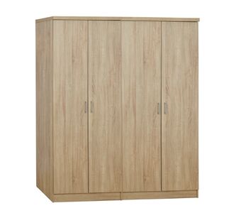 ΣΕΤ 2 ΤΜΧ ΝΤΟΥΛΑΠΑ 4ΦΥΛΛΗ SONAMA 160X42X181 HM11350.02 |  Ντουλάπες ρούχων στο espiti