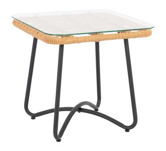 ΤΡΑΠΕΖΙ ΜΕΤΑΛΛΙΚΟ GERRY HM5717 ΜΕ WICKER ΜΠΕΖ 50x50x48,5 εκ. |  Τραπέζια κήπου στο espiti