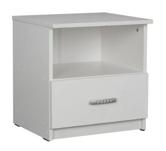 ΚΟΜΟΔΙΝΟ ΜΕ ΣΥΡΤΑΡΙ ADLER HM2431.03 ΜΕΛΑΜΙΝΗ ΛΕΥΚΗ 45x40x48Υεκ. |  Κομοδίνα στο espiti