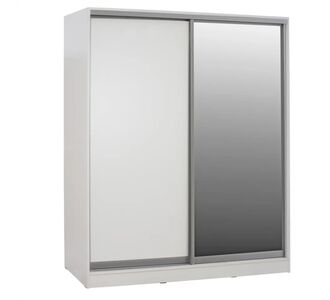 ΝΤΟΥΛΑΠΑ ΜΕ ΚΑΘΡΕΠΤΗ ADLER HM2437.03 ΜΕΛΑΜΙΝΗ ΛΕΥΚΗ 180x60x210Υεκ. |  Ντουλάπες ρούχων στο espiti